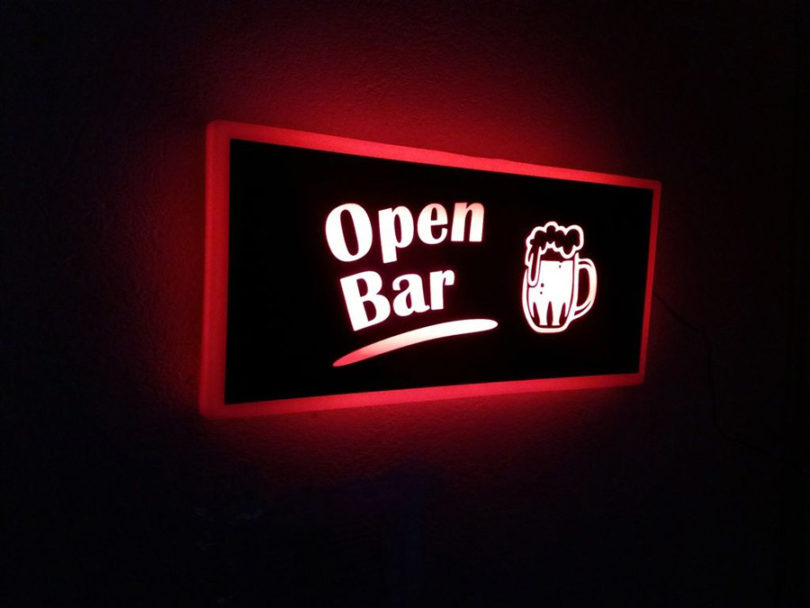 Open bar: